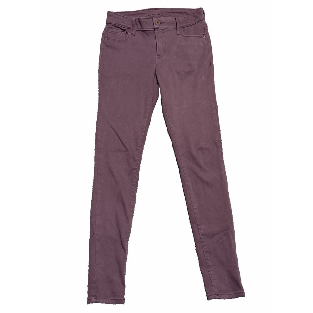Old Navy Extra High Rise Rockstar Super Skinny Women's Size 0 Purple Mauve